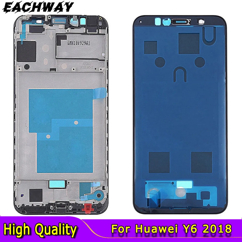 

For Huawei Y6 2018 Front Frame Middle Bezel Housing Honor 7A Pro Faceplate Chassis For Huawei Y6 Prime 2018 Front Frame