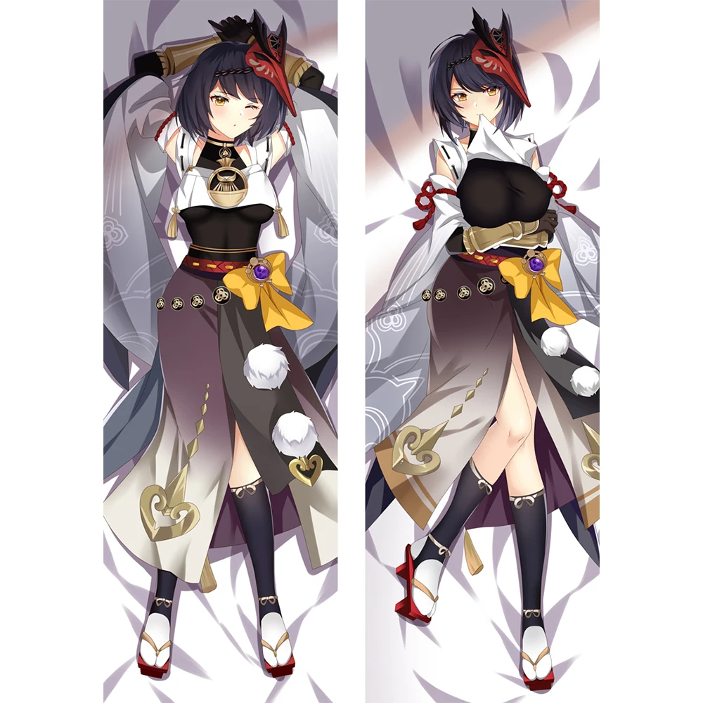 

180cm Genshin Impact Kujo Sara Dakimakura Double-sided Hugging Body Pillow Case Otaku Bedding Pillow Covers Anime Cushion Cover