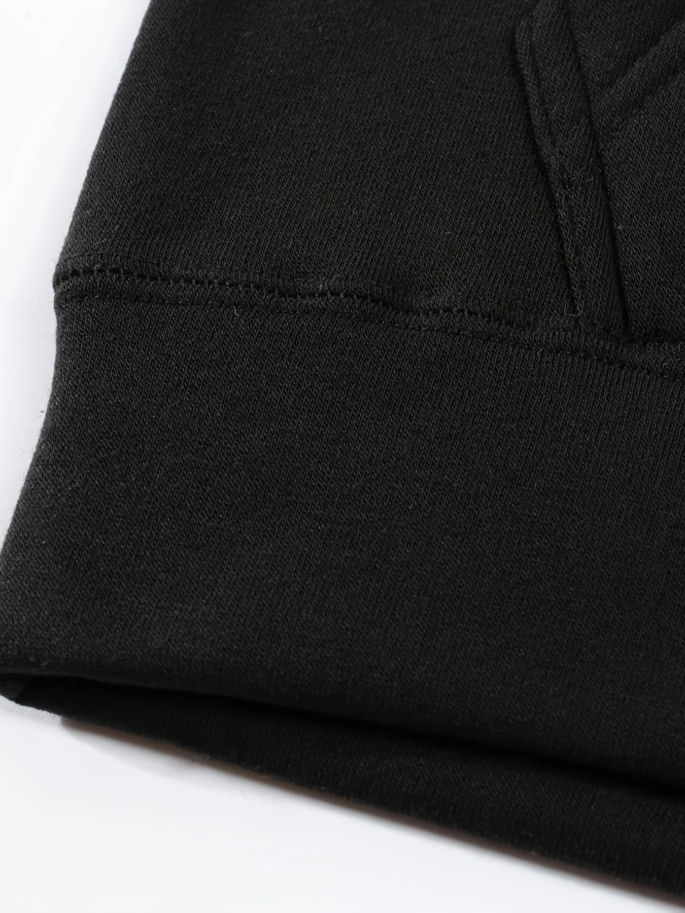 Men's Casual Hoodie with Geometric Face Design