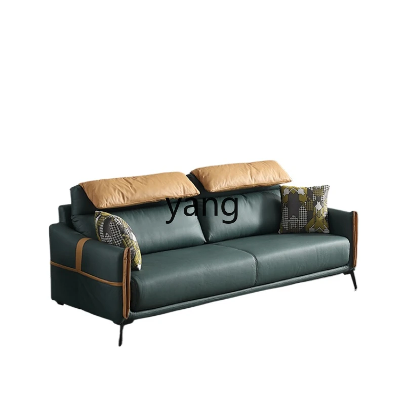 

LXL New Creative Folding Faux Leather Sofa Bed Dual-Use Double