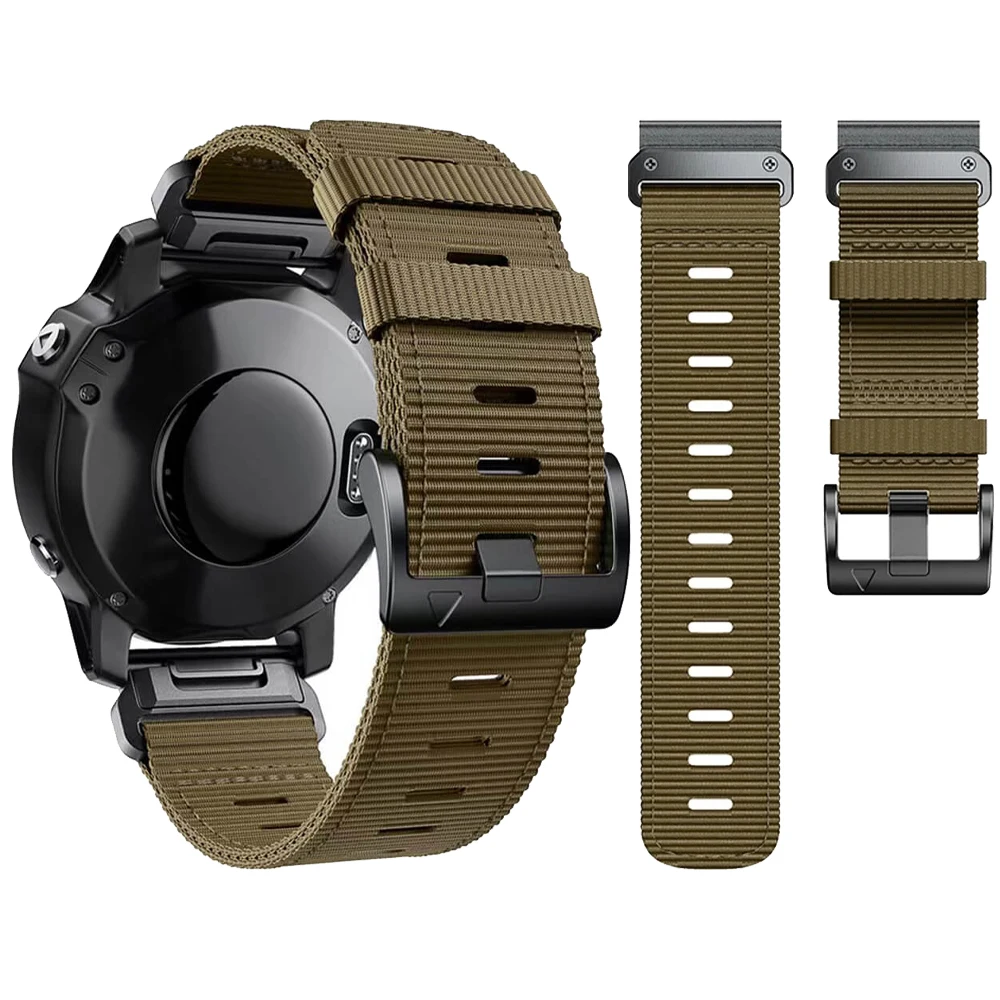 Braided Nylon Bracelet, 26mm/22mm Watch Strap