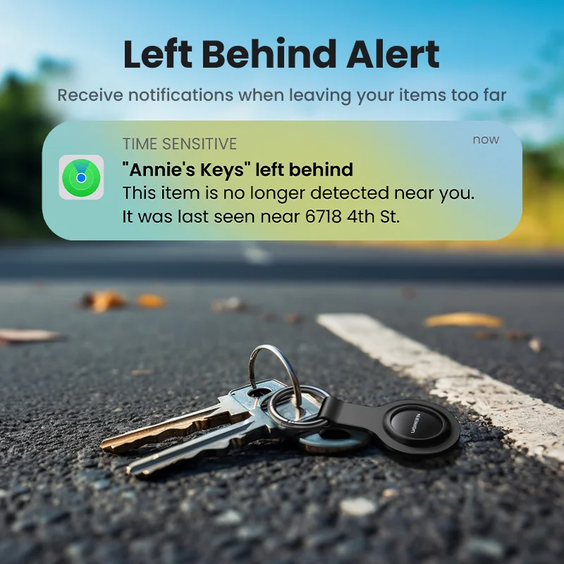 Ugreen Mini Tracker Beveiliging Smarttrack Smarttag Met Apple Vind Mijn Sleutel Bluetooth Finder Voor Auto Motorfiets Mfi Locator