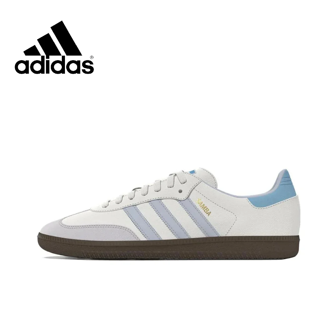 thumbnail image 1 of Pantalones cortos de tabla de tiro bajo suaves y cómodos Samba OG de Adidas, nuevos en oferta, para hombre y mujer, en colores negro, blanco y azul, 1 of 5
