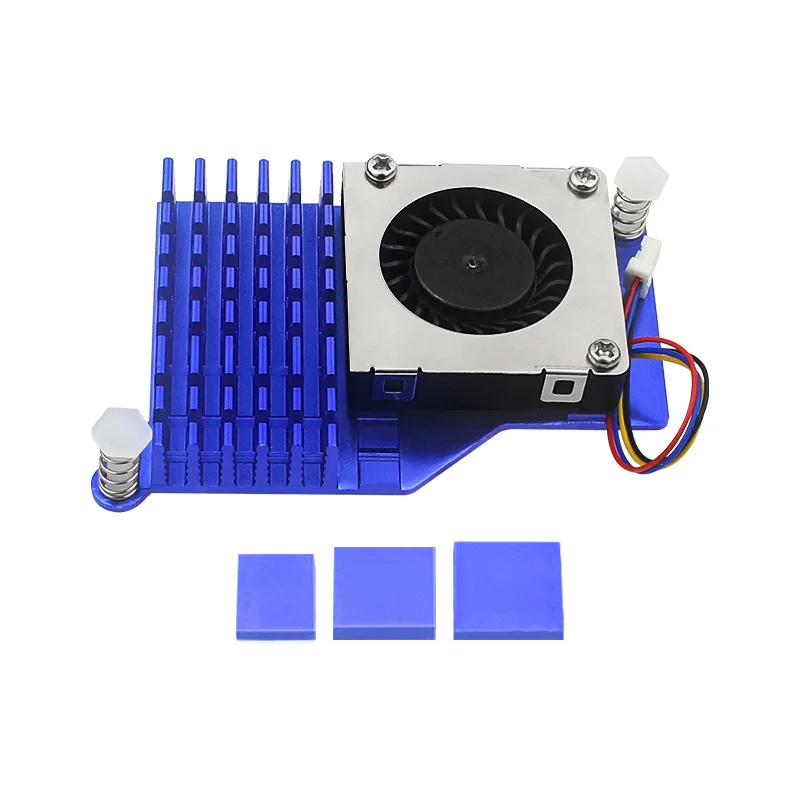 Suitable for Raspberry pi5 aluminum heat sink blower fan
