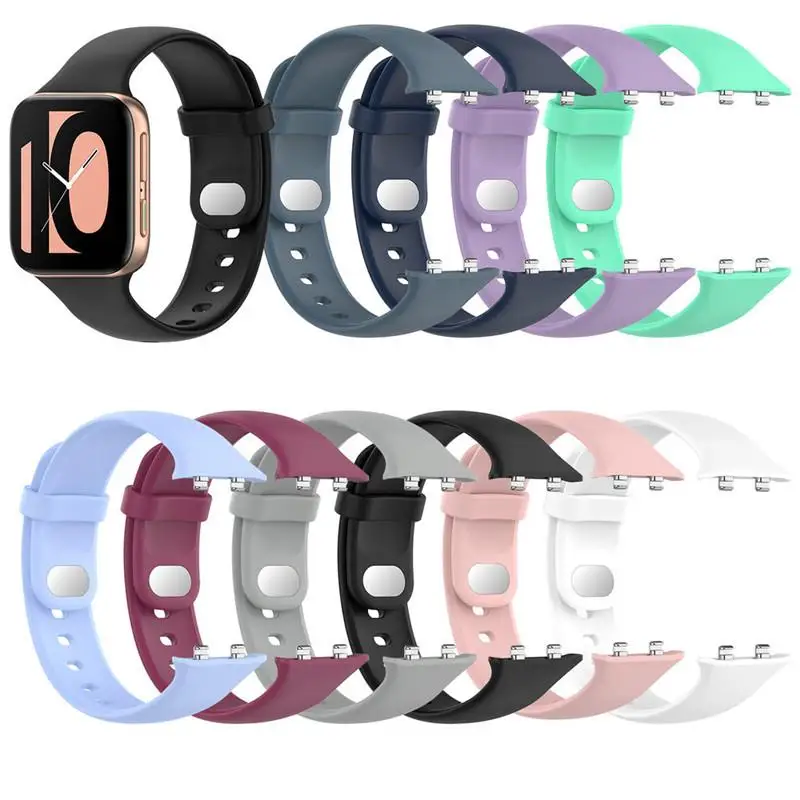 실리콘 스트랩 Oppo 41MM 46MM 스마트 워치 교체 공식 스포츠 팔찌 Oppo 시계 1 밴드 손목 스트랩