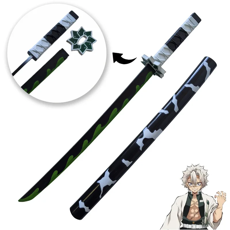 Description Picture 3 of itemDemon Slayer Katana Sword Anime Assembled Original Cosplay Weapon Orange Rengoku Kyoujurou Kamado Tanjirou Swords 72cm
