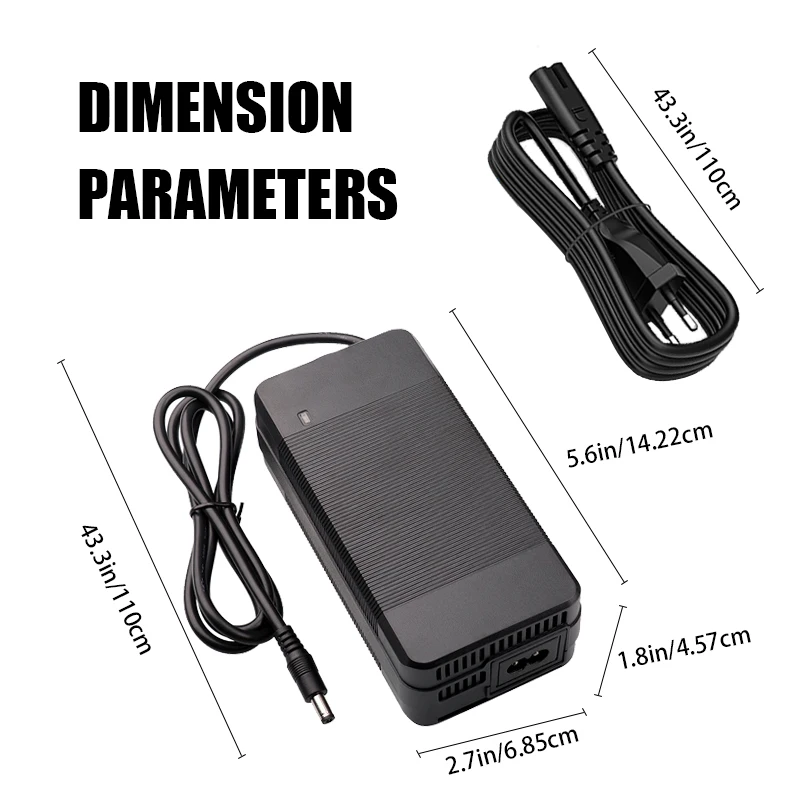 42V 4A Smart Fast Charging Lithium Battery Charger For 36V 10Series Li-ion Charger With Fan Strong Heat Dissipation Battery Charger Fast Charger Battery Charger Adapter Charger Adapter