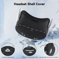 Silicone Facial Cover for Quest 3S VR Glasses Replacement Accessories Host Shell Anti-Scratch Protective Cover for Meta Quest 3S - Image 2