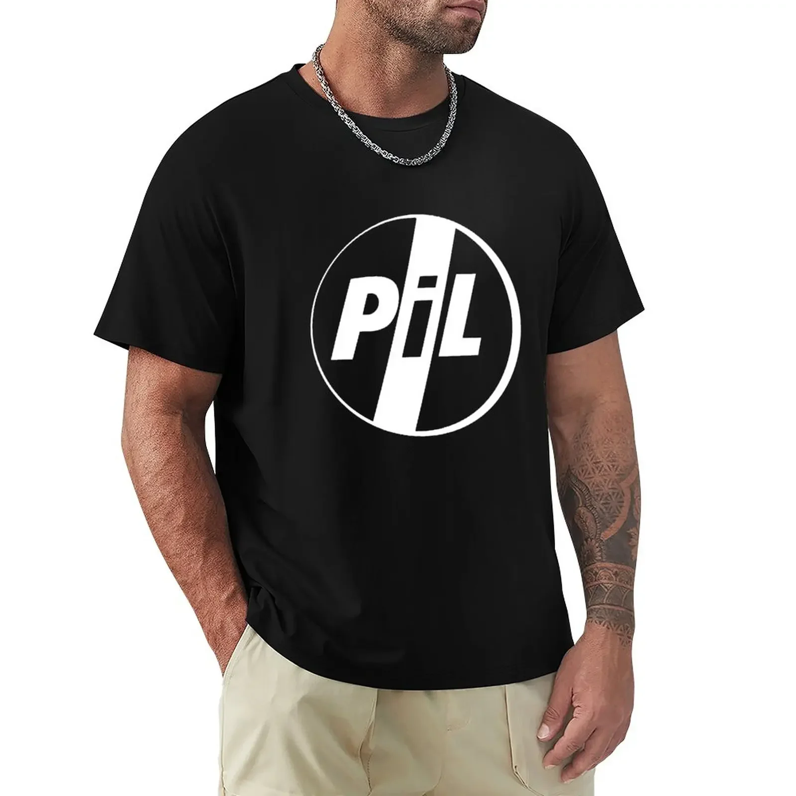 

Public Image Limited white vintage T-Shirt quick-drying funnys blanks mens tall t shirts