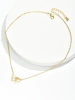 Shelly Tiny Cute Double Hollow Heart Necklace 4