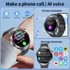 LIGE 2025 ECG Smart Watch Men 1.73” AMOLED Screen Emotional Detection Fatigue Monitoring Watches NFC Access Control Smartwatch 5