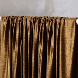 Luxurious Red Velvet Fabric for Elegant Evening and Wedding Decorations (Camel color)