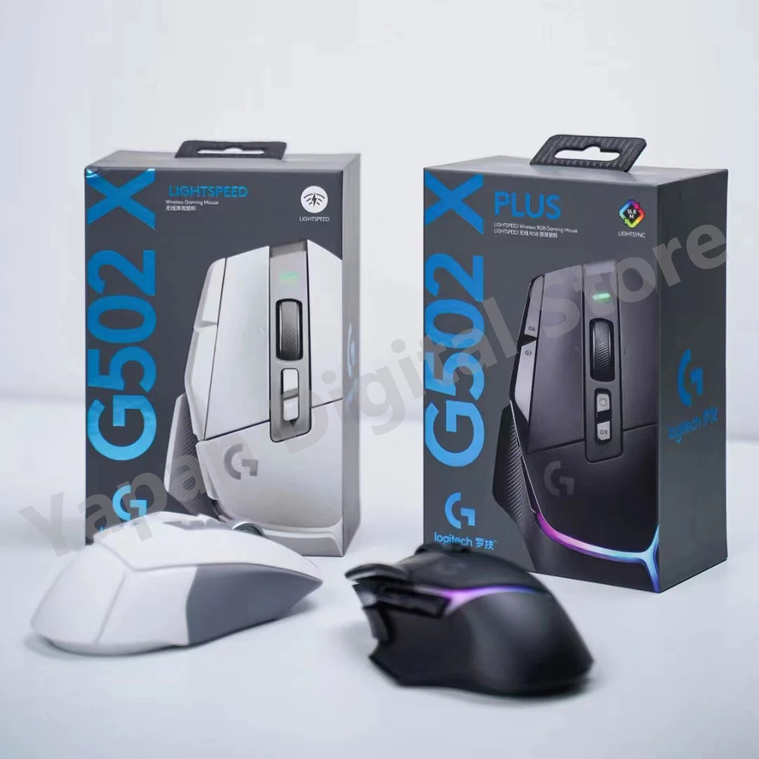 Logitech G502 X PLUS LIGHTSPEED Wireless RGB Gaming Mouse - Optical mo –