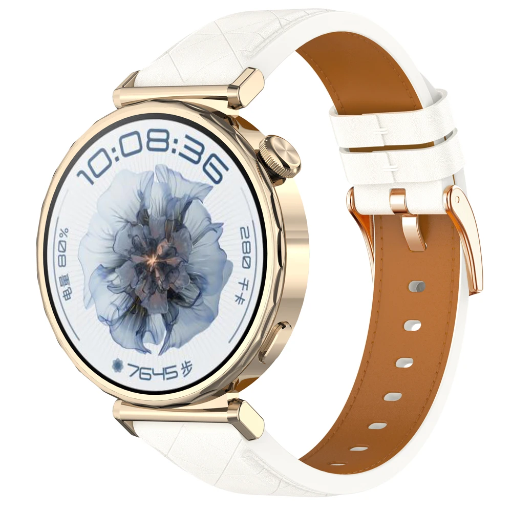 Premium 18mm Synthetic Leather Watchband Strap - Elegant Wristband Bracelet