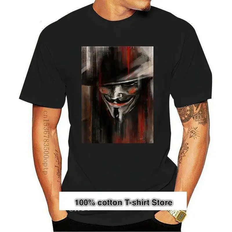 

Nueva caja caliente T camisa anonimo del RLC de Guy Fawkes venganza Hacker Nerd Geek blockupy(1)
