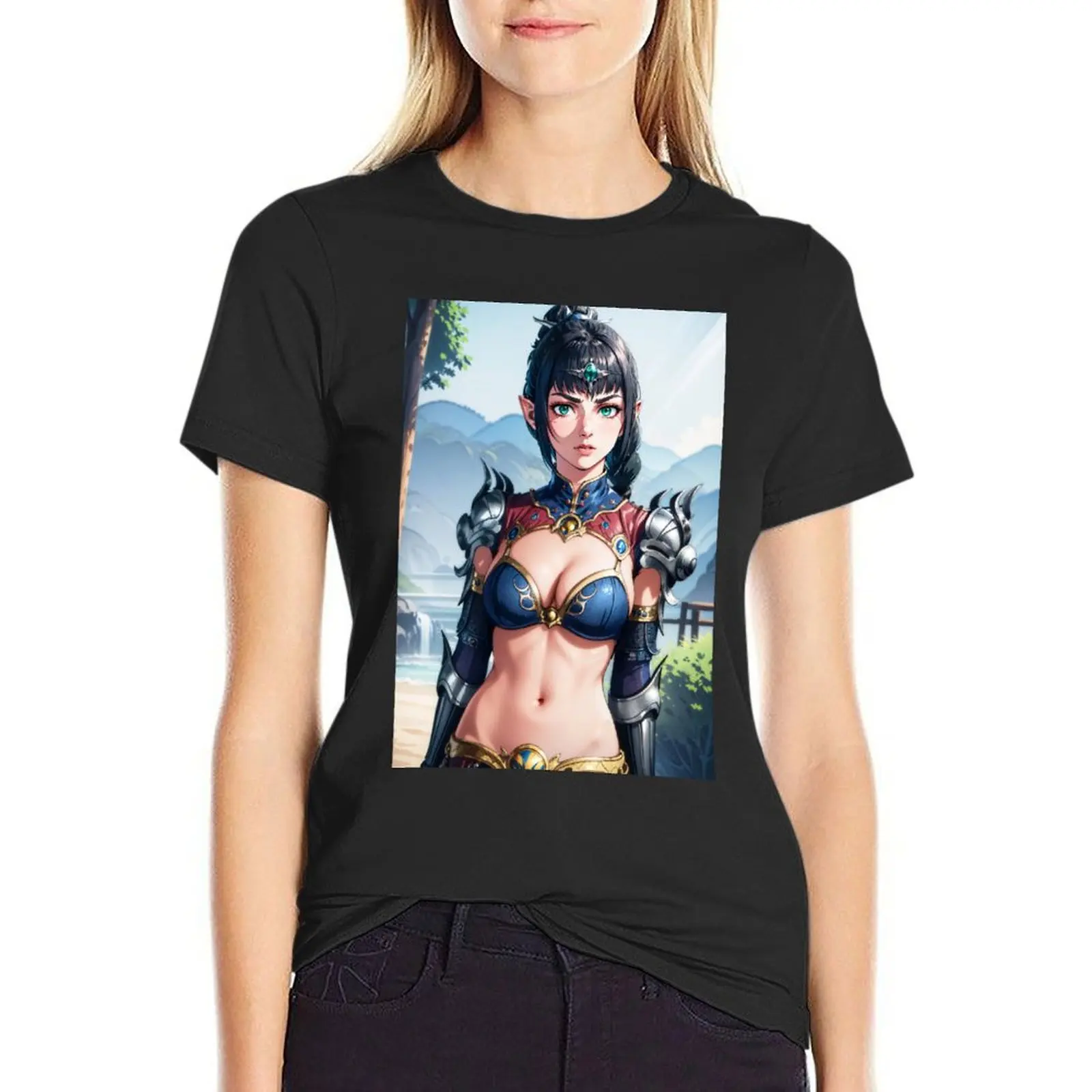 shadowheart T-Shirt plain plus size tops summer tops t shirts for Women graphic