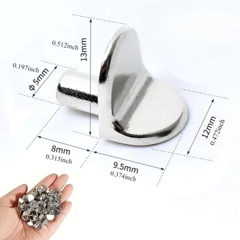 โลหะทนทานชั้นวางสนับสนุนหมุดติดตั้งตู้ชั้นวางของห้องครัวตู้เสื้อผ้าตู้เสื้อผ้าชั้นวางหนังสืออเนกประสงค์ชั้นวางของฮาร์ดแวร์ 2