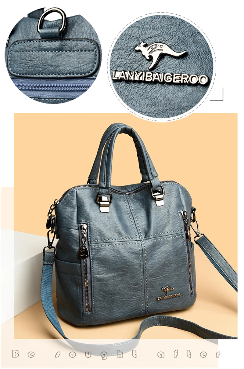 Women's Fashionable Retro Shoulder Bag Casual Large Capacity_voghion.com