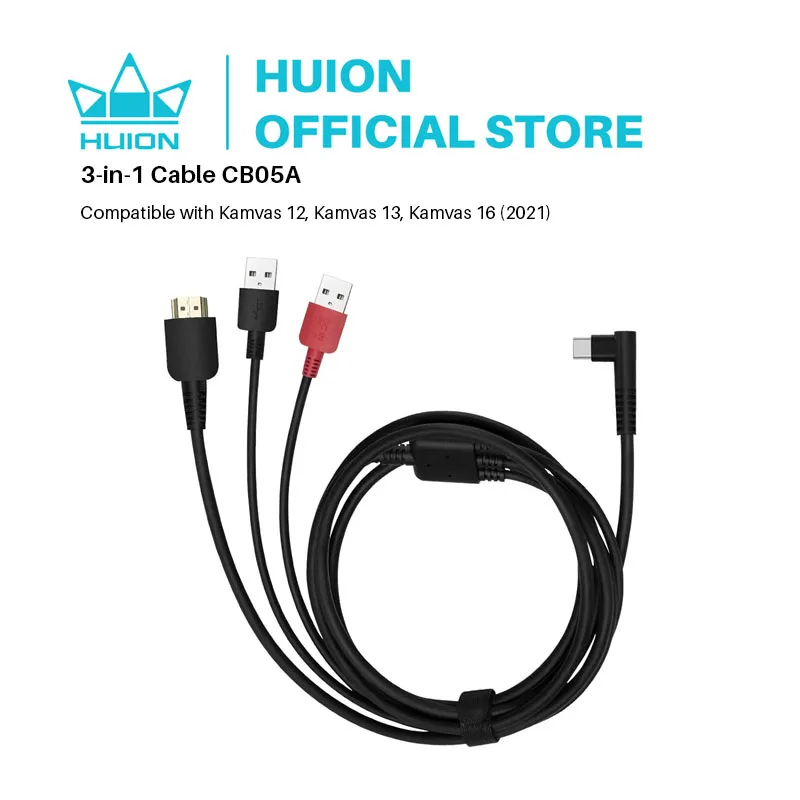huion kamvas 13 USBケーブル付き 【公式通販】