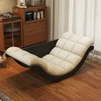 Stylish Banana Rocking Chair in Solid Wood Comfort and Relaxation Vintage Retro Shake Lounge Chair with Cozy Features for Home