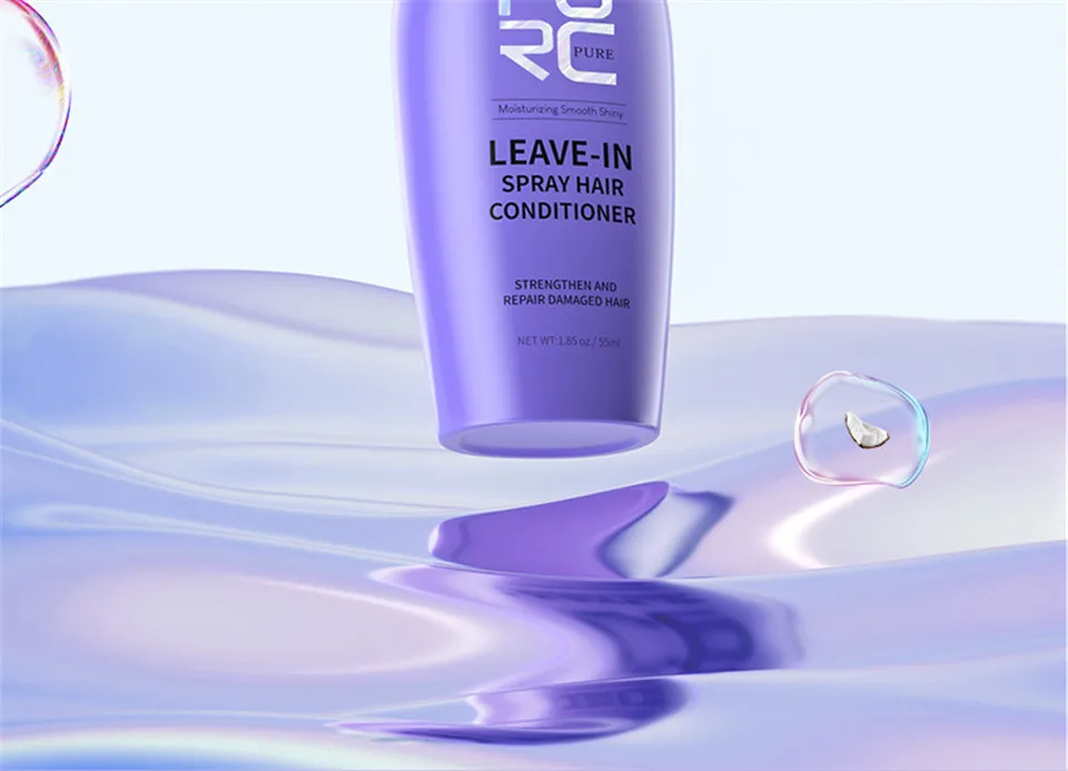Description Picture 3 of itemLeave-In Spray Hair Conditioner Damaged Hair Repair Dry Damaged Eliminates Frizz Straightening Fluffy Hair Care Product Shampoo