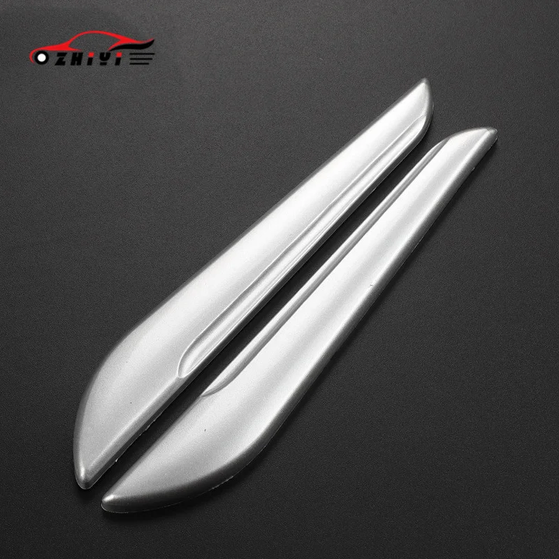 2pcs Car Door Body specchietto retrovisore protezione antigraffio strisce Anti-collisione Sticker Baking Paint Decor accessori per auto