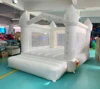 Inflatable Jumping Castle 4*3*2.6M White Bounce House For Kids Bouncy House White For Children With Blower Slide 5-8 Kids 2