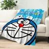 Cute Cartoon D-Doraemon Cat Blanket Plush Nap Sofa rug for Living Room Warm Office Bedroom Birthday Home Travel Kid Gifts 1