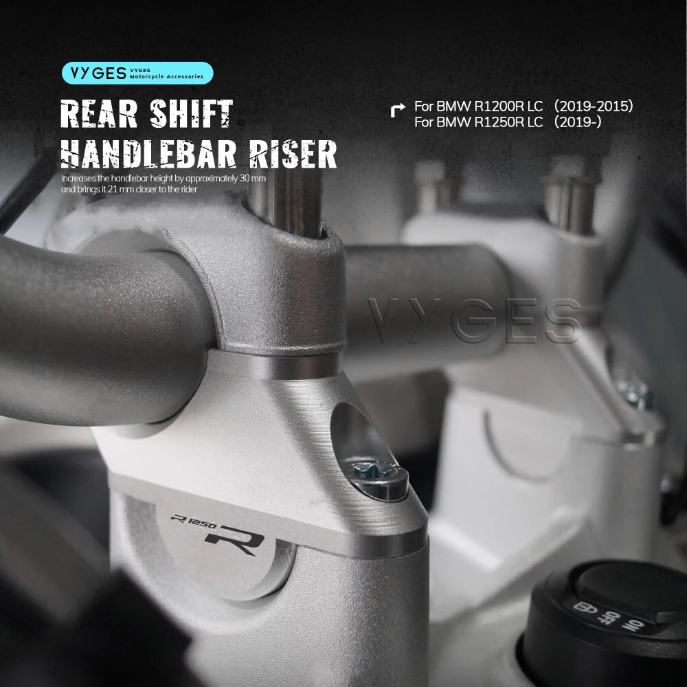Motorcycle-Handlebar-Riser-Drag-Handle-Bar-Clamp-Extend-Adapter-For-BMW ...