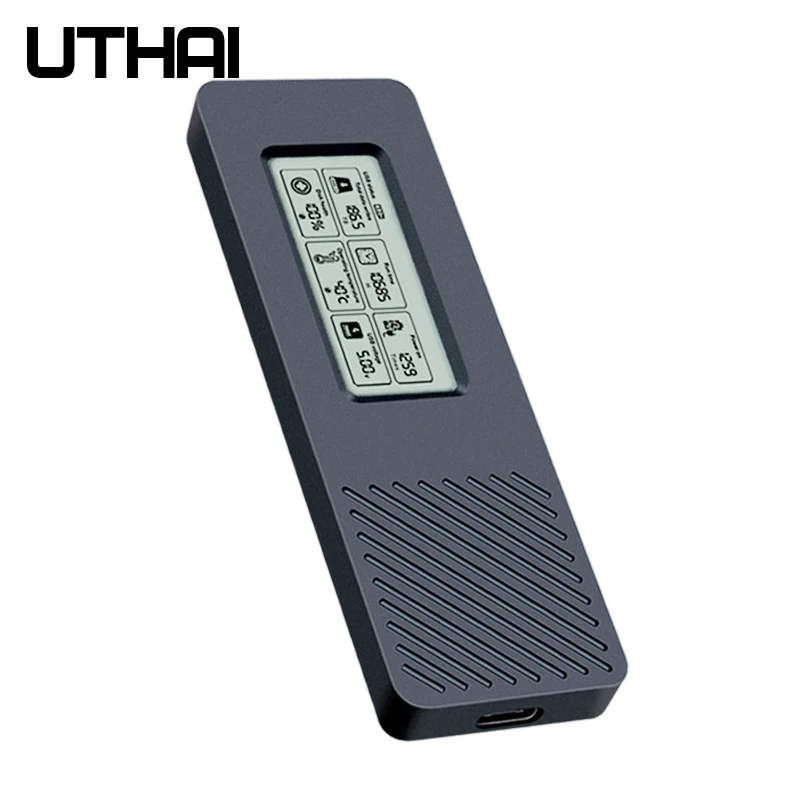 M.2 Hard Drive Case NVM/ENGFF Dual Protocol Solid-State Mobile Hard Drive Case Intelligent Digital Health Detection Tyec UTHAI﻿ external hard drive case,ssd enclosure,hard drive enclosure,external hard drive box,hdd case enclosure