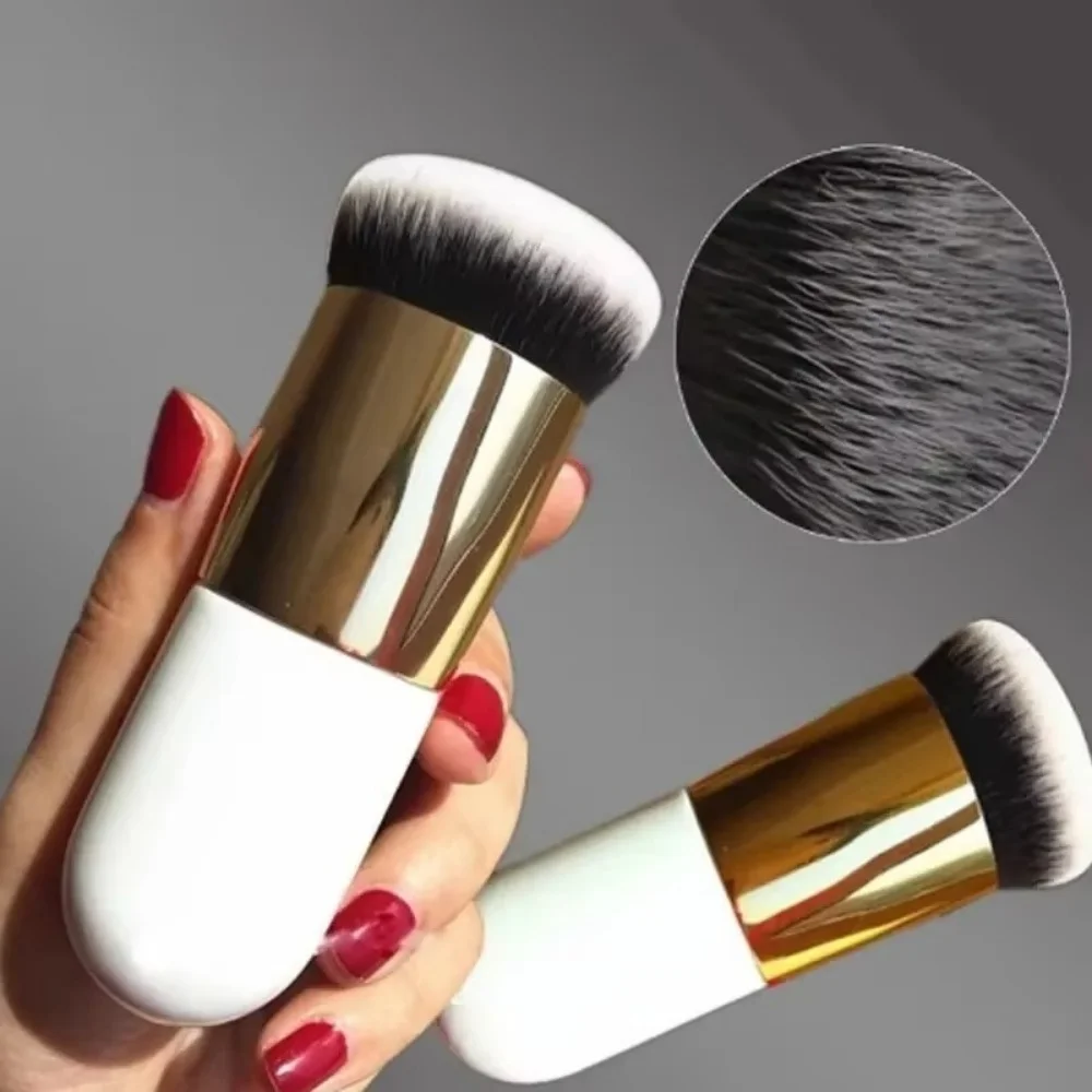 New Fashion Chubby Pier Foundation Brush Mushroom Makeup Brushes Professional Cosmetic Brush Highlight Brush Loose Powder Brush 1