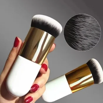 New Fashion Chubby Pier Foundation Brush Mushroom Makeup Brushes Professional Cosmetic Brush Highlight Brush Loose Powder Brush 1