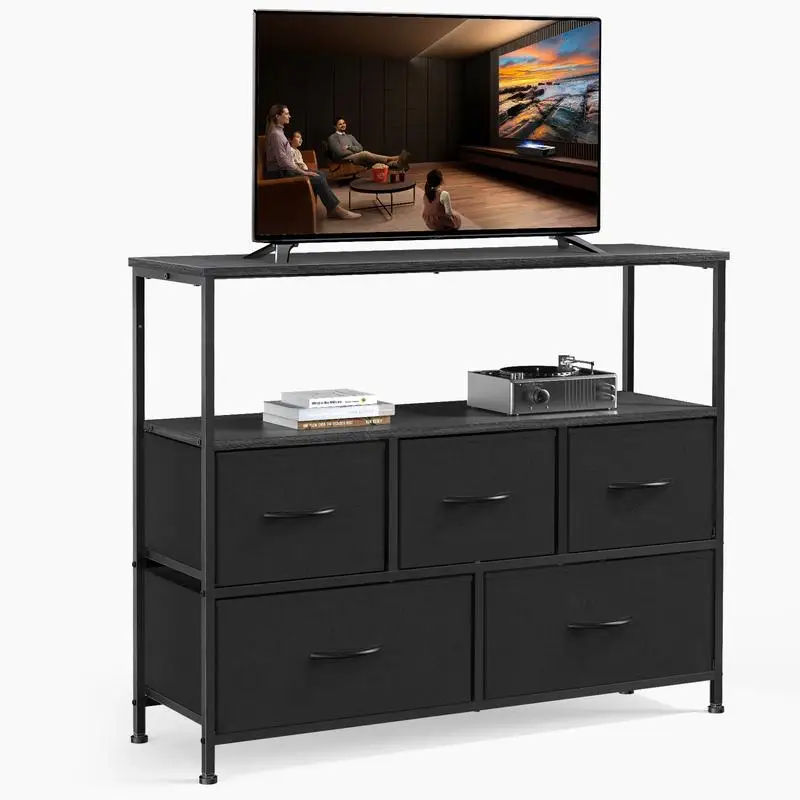 

FurniChic Haven Entertainment Center with 5 Fa