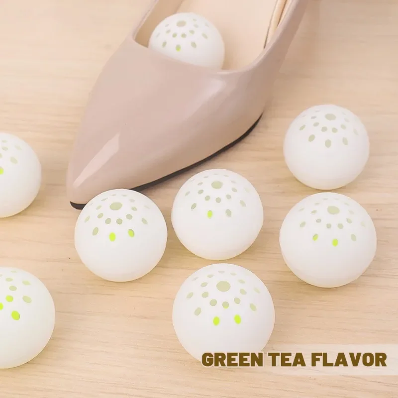 Odor Eliminating Balls Multifunction Shoes Deodorant Balls Tea Scent Fresheners 12/2pcs