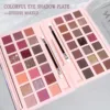 21-color Eyeshadow Palette, Matte And Shimmering Glitter Multicolor Nude Red Brown Tone Eyeshadow, Waterproof And Sweat-proof Da 4