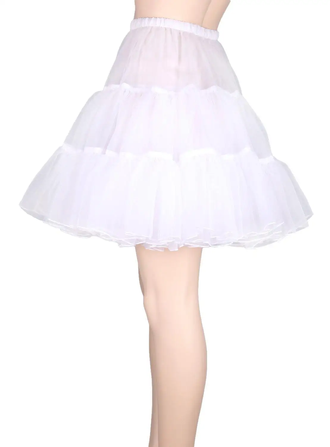 BABYONLINE Black Short Tulle Skirt Crinoline Underskirt Rockabilly Wedding Petticoat Woman Adult Tutu Half Slips Accessorie petticoat skirt petticoat underskirt wedding underskirt wedding petticoat