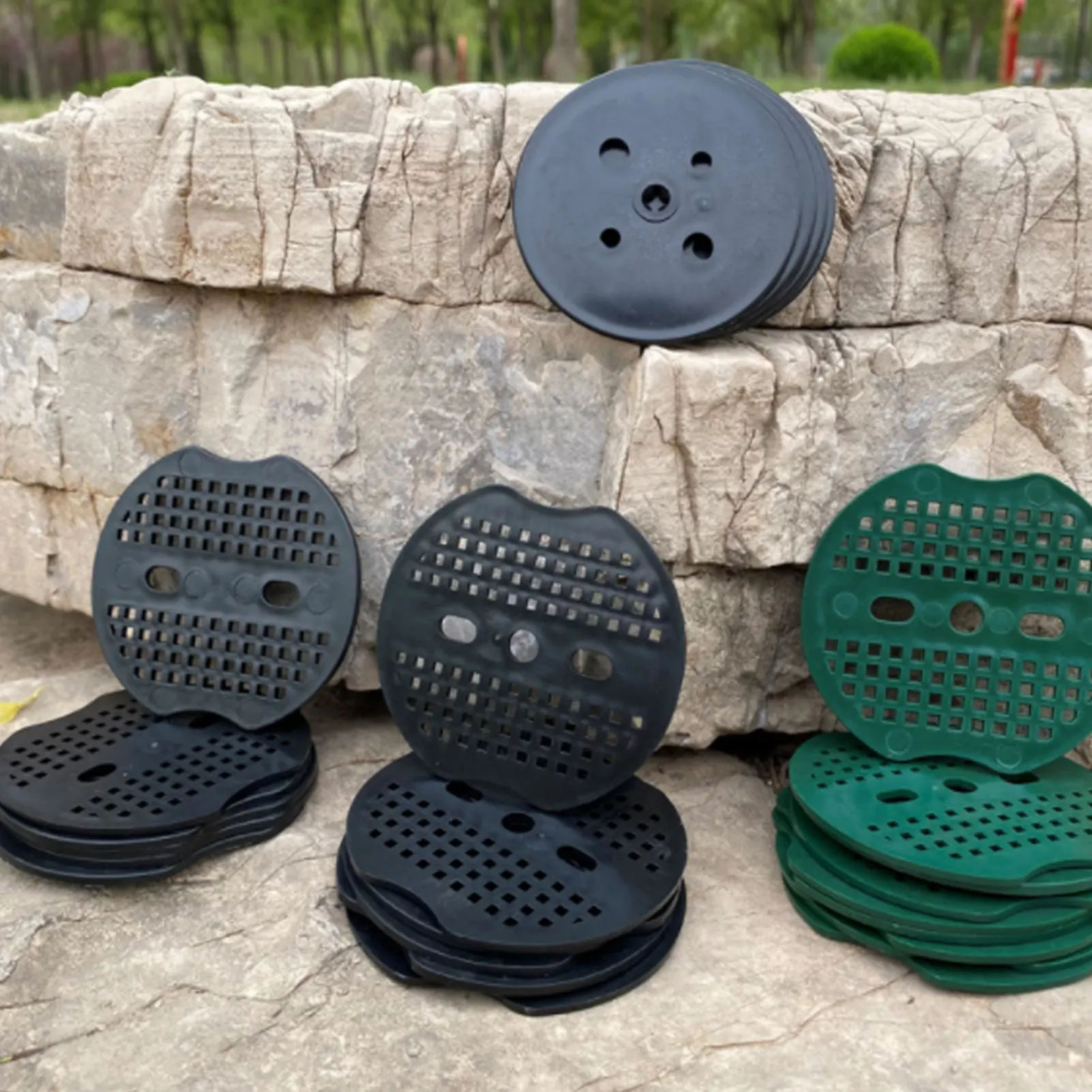 Garden Staples Garden Staples Plastic Buffers Fixing Items Easy Usage Pegs Gaskets for Lawn Fixed U-Shaped Nails