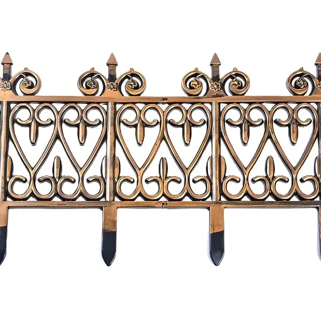 Kerti Szegély Táj Szegélyek Dekoráció Virágágyás Műanyag Pázsit Kerítés Nélkül - Image 6