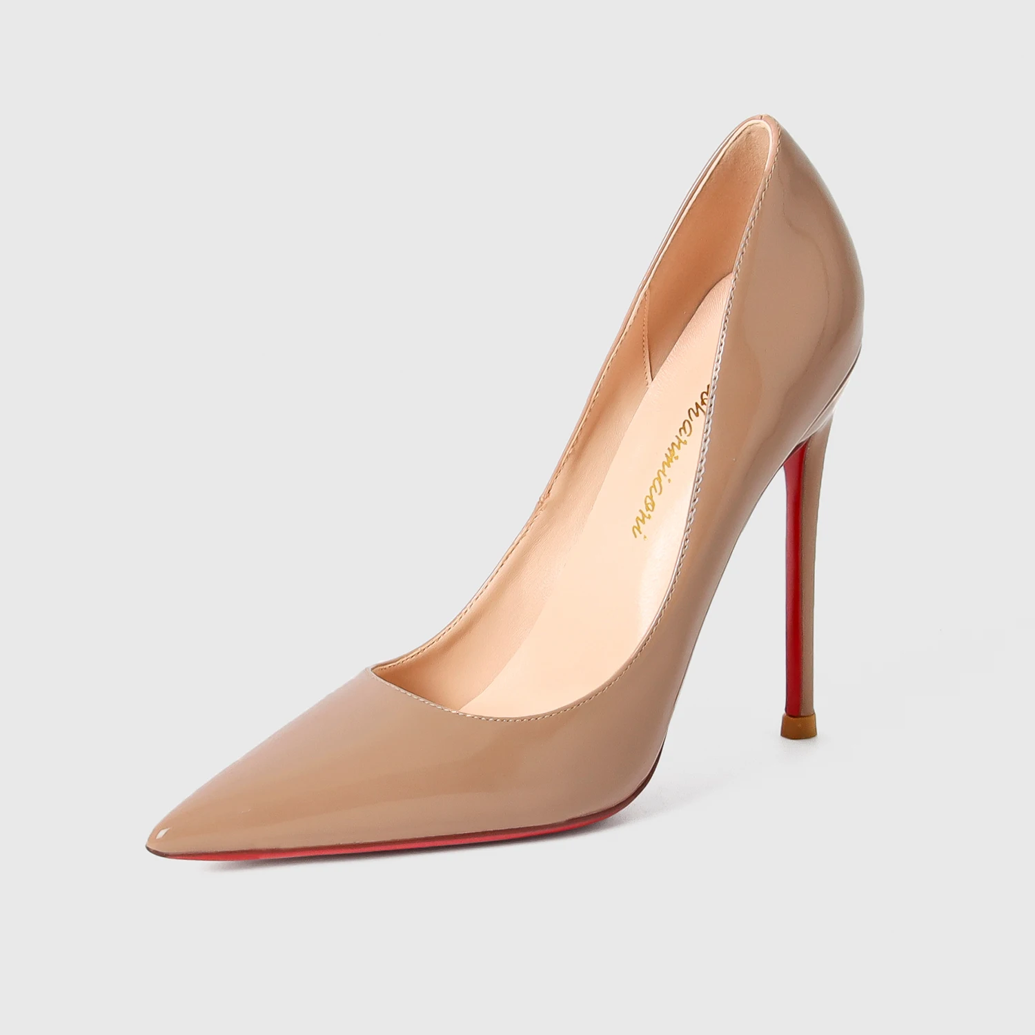 Nude Emmy Pointed-Toe Stiletto Pumps - CHARLES & KEITH US