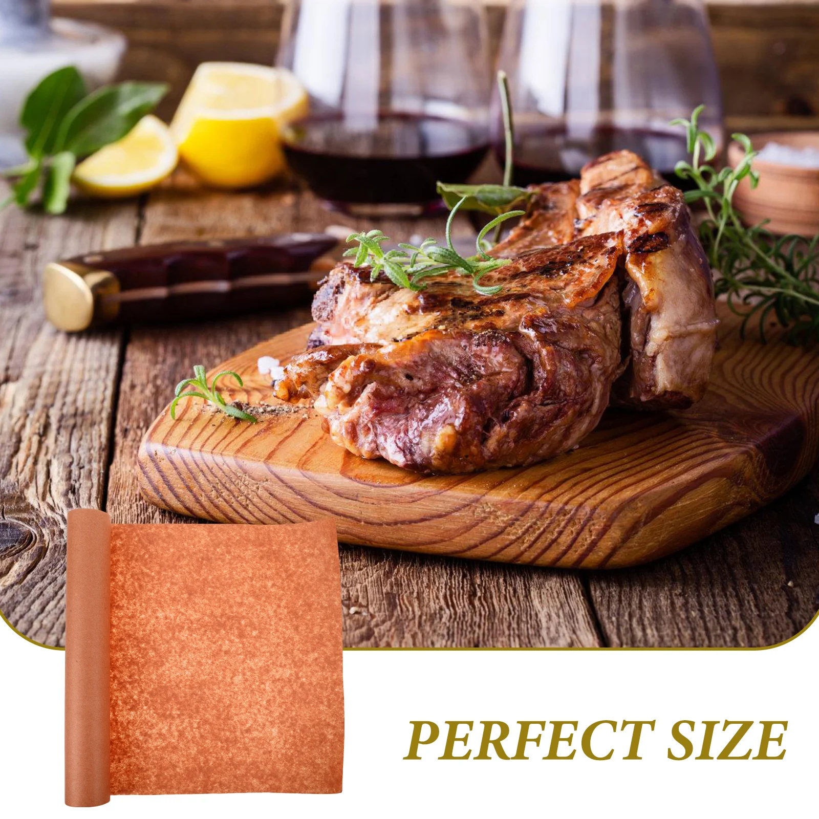 1 Roll Butcher Paper Household Grill Paper Kitchen Baking Smoking Meat butchers paper bbq paper