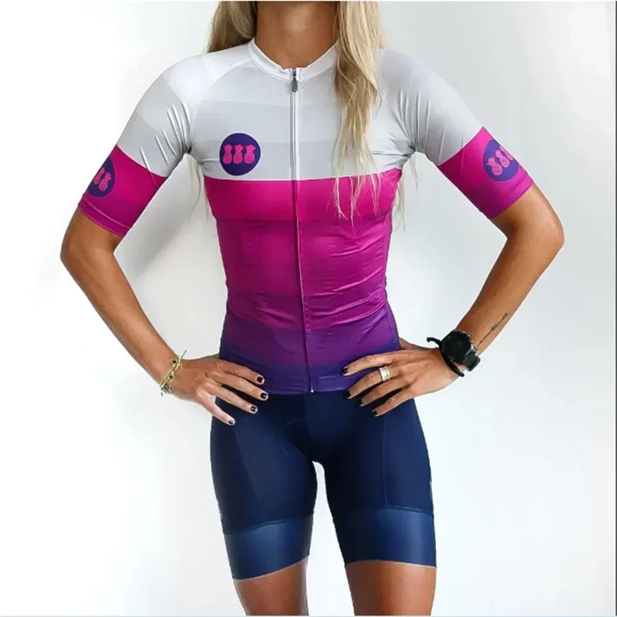 Women Bike Jersey Set Shorts Set Mtb Cycling Summer Quick Dry