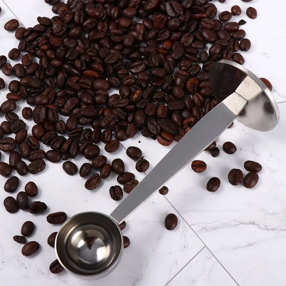 

1 шт., многофункциональная зеркальная ложка для кофе двойного назначения