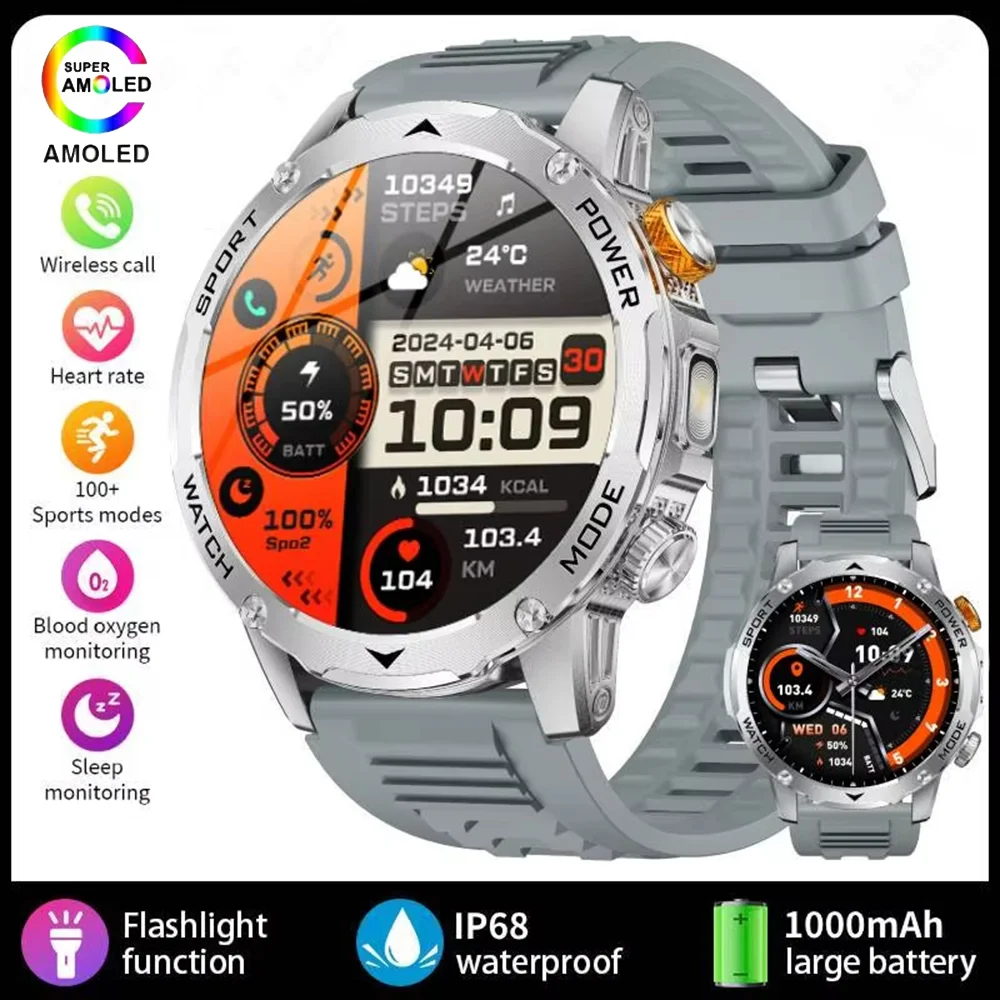 2025 Smart Watch 1.7-Inch Large Screen 1000mAh Battery Adult Men Fitness Tracker - Picture 22 of 24