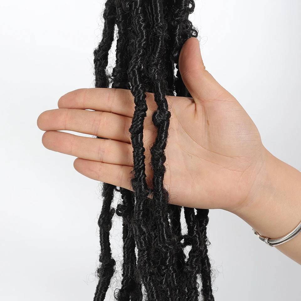 Synthetic Pre Twisted Faux Locks Crochet Hair for Women