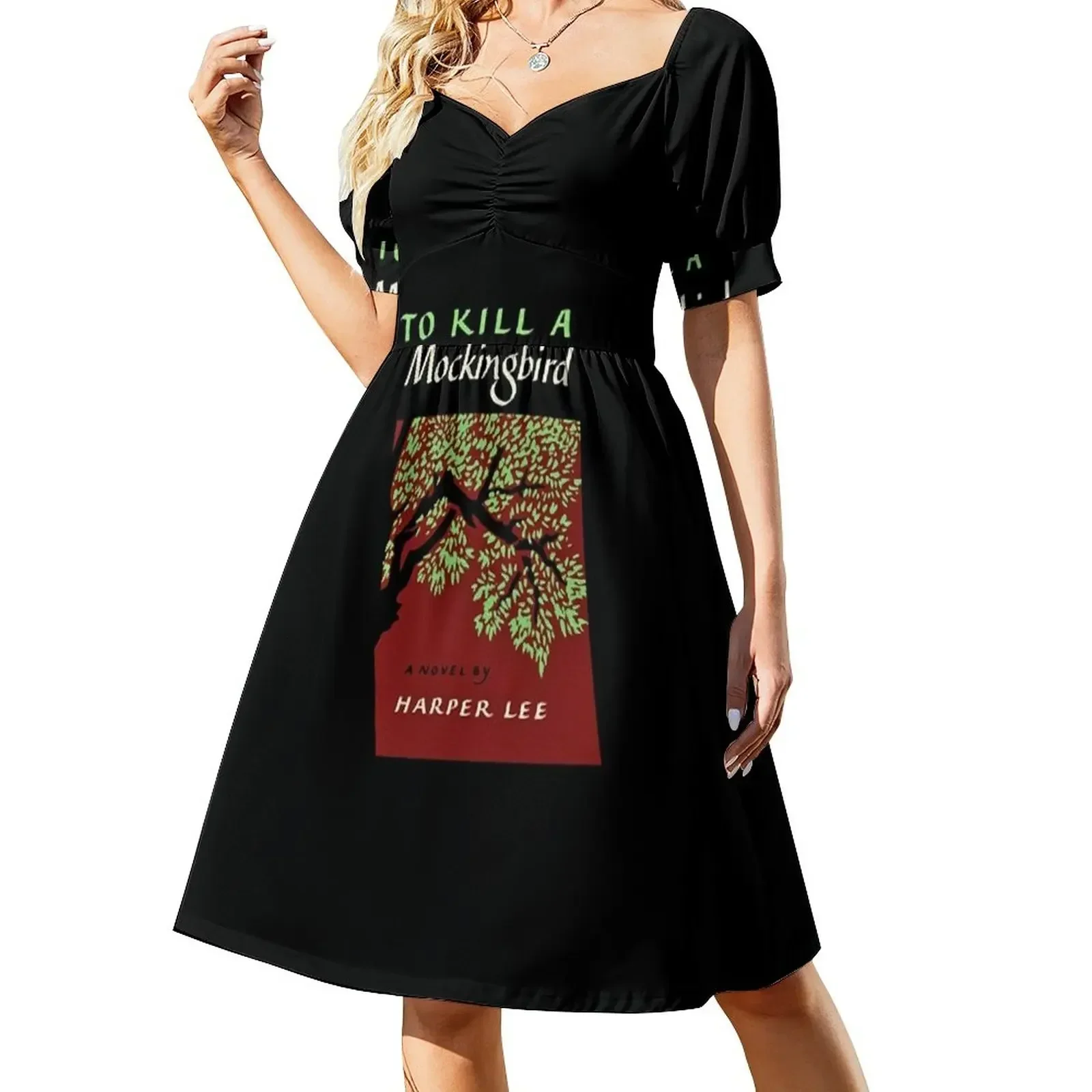 Camiseta con póster alternativo de la película Matar a un ruiseñor, vestido de manga corta, vestidos de mujer, vestidos para fiesta de graduación.