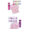 2024 Kids Makeup Set Butterfly Nail Playing Set Press on nail Set Stickers Nail Polish Art Kids Toys 6