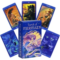 Tarot of Mermaids Tarot Deck Cards About 10X6cm For Family Party High Quality Fortune Telling Divination Tarot Cards Deck Game 1