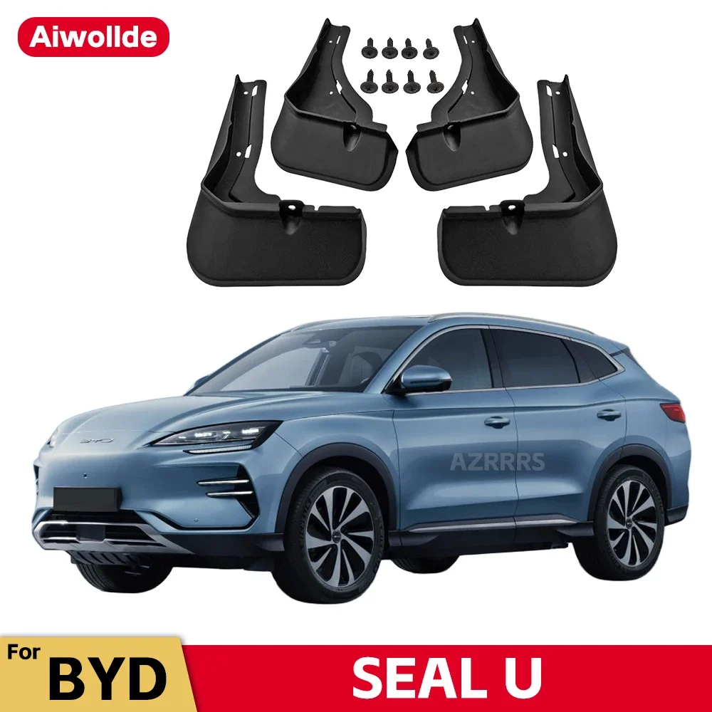 

MudFlaps For BYD SEAL U 2023 2024 Mudguards Mud Flaps Splash Guards Front Rear Wheels Fender Car Accessories 4Pcs