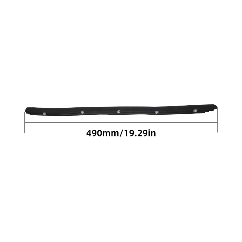 VW 트랜스포터 MK5 2003-2015 멀티밴 MK5 2003-2015용 좌/우 앞바퀴 아치 웨더스트립 씰 7H0837565A 7H0837566A