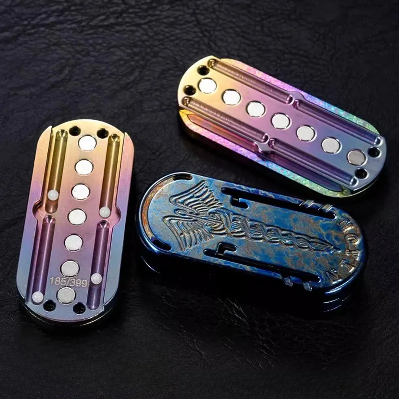 Magnetisk haptic coin fidget slider sensorisk stressleksak_voghion.com